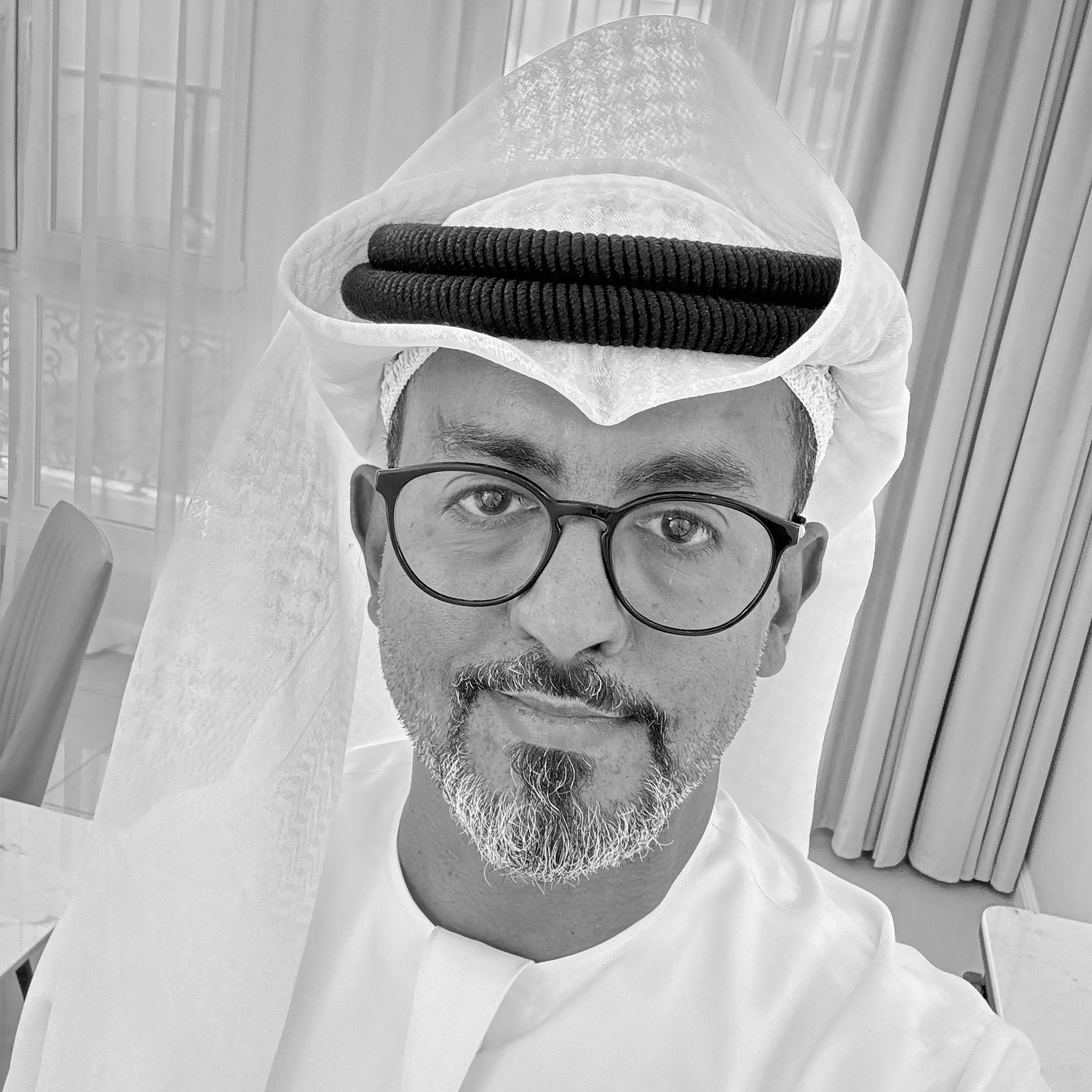 Khalid Alhemeiri Head Shot BW