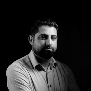 Salwan Georges Head Shot BW