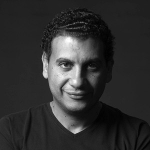 Romany Hafez Head Shot BW