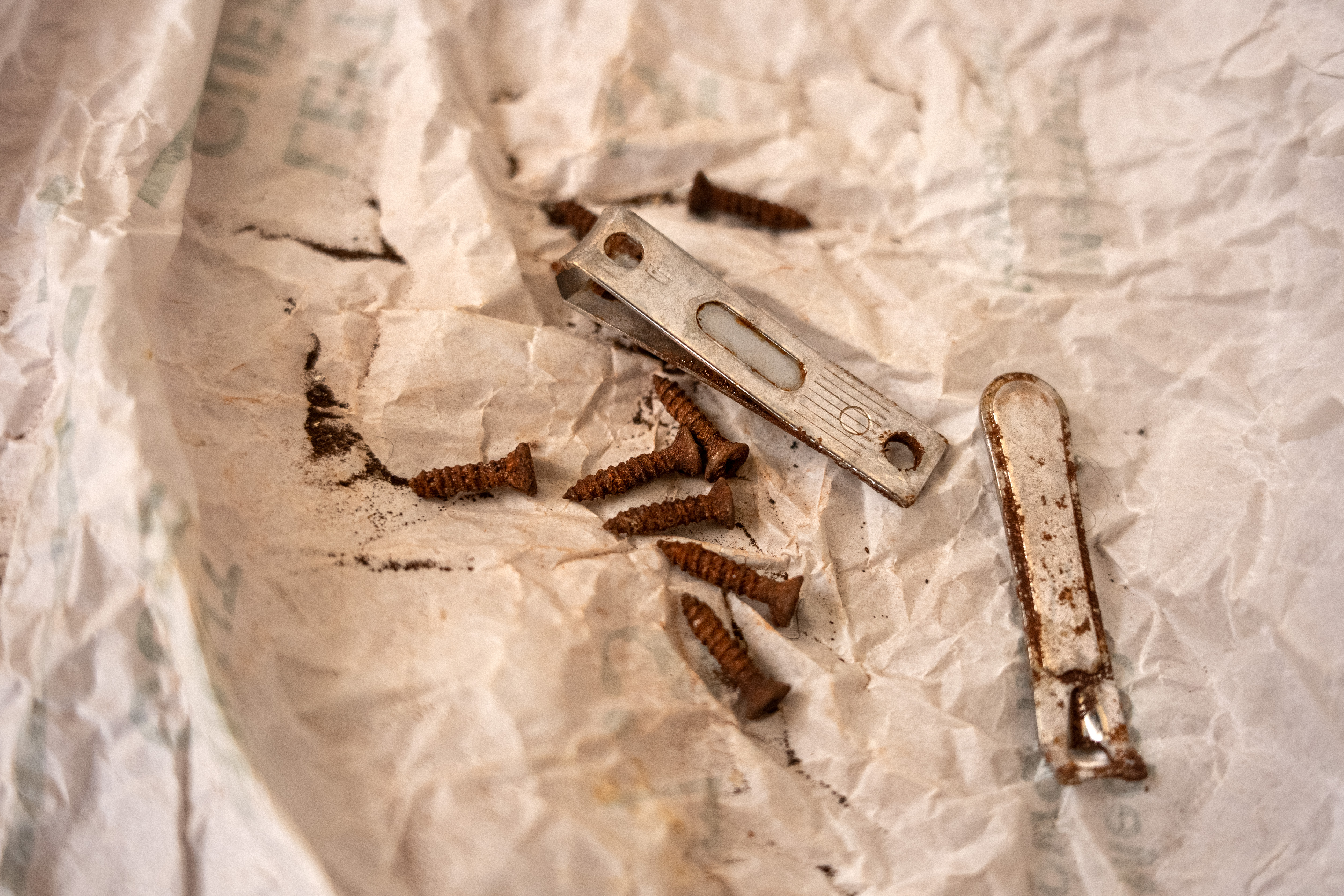 Nail clippers and nails removed from the wombs of two survivors of sexual violence in Tigray. Mekele, May 2024.