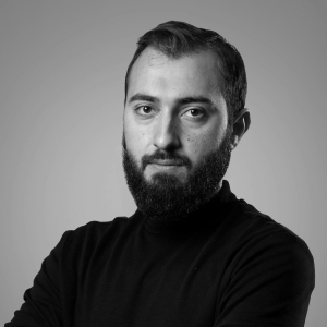Shoayb Khattab Head Shot BW