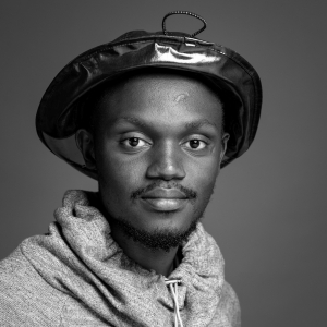 Guerchom Ndebo Head Shot BW