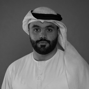 Abdulla Alhattawi Head Shot BW